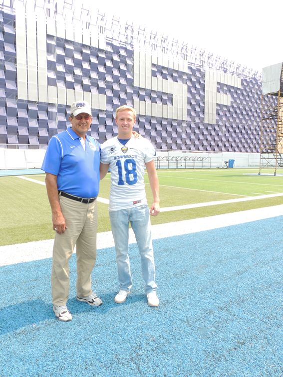 HC Diego García Miravete y el QB Andrés Sánchez