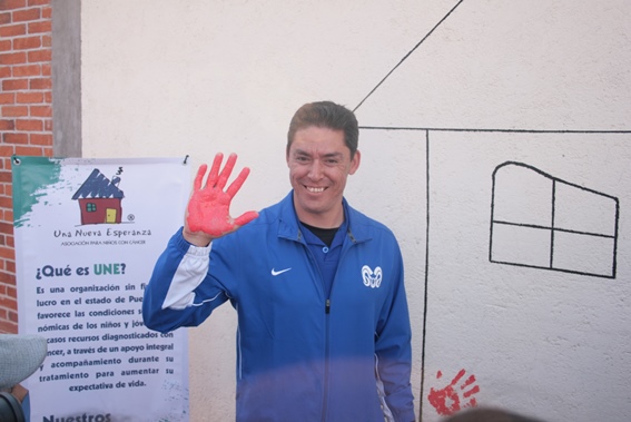 Coach Hugo Lira en la estancia Una Nueva Esperanza