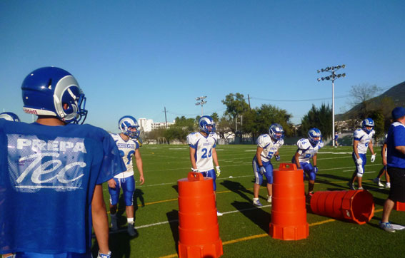 Borregos Prepa Tec no cesa en sus entrenamientos