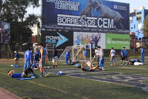 Borregos México en sus entrenamientos de primavera