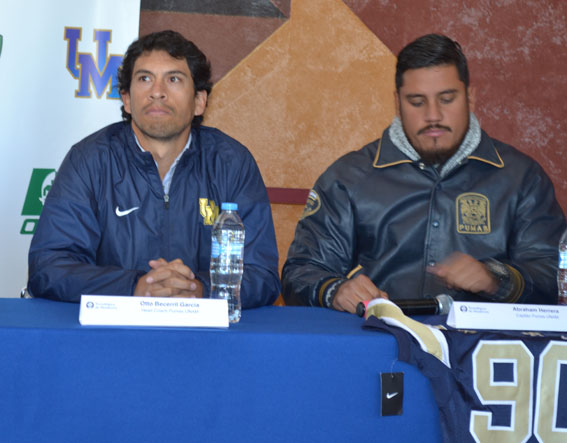 HC Otto Becerril y capitán Abraham Herrera