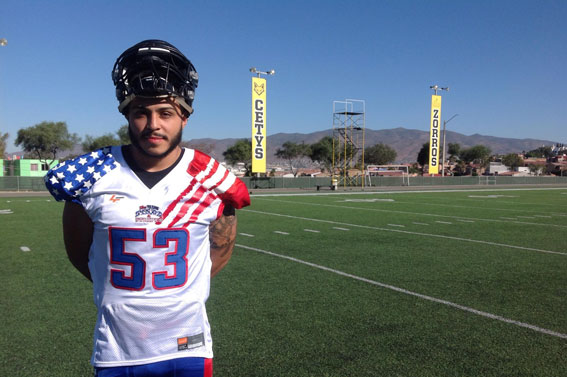 Héctor Mendoza liniero del equipo de las Barras y las Estrellas