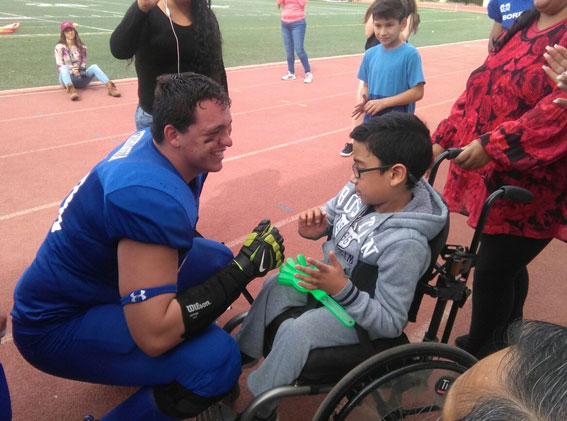 Los Borregos convivieron con chiquitines