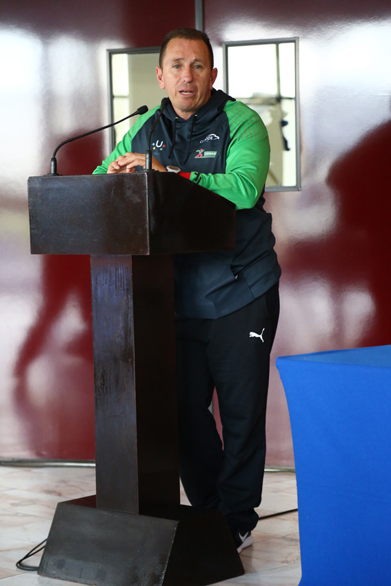 HC Horacio García durante la presentación