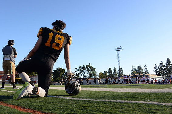 Alexis Soto  Kicker de los Zorros del CETYS