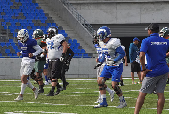 Gran intensidad se vive en los entrenamientos